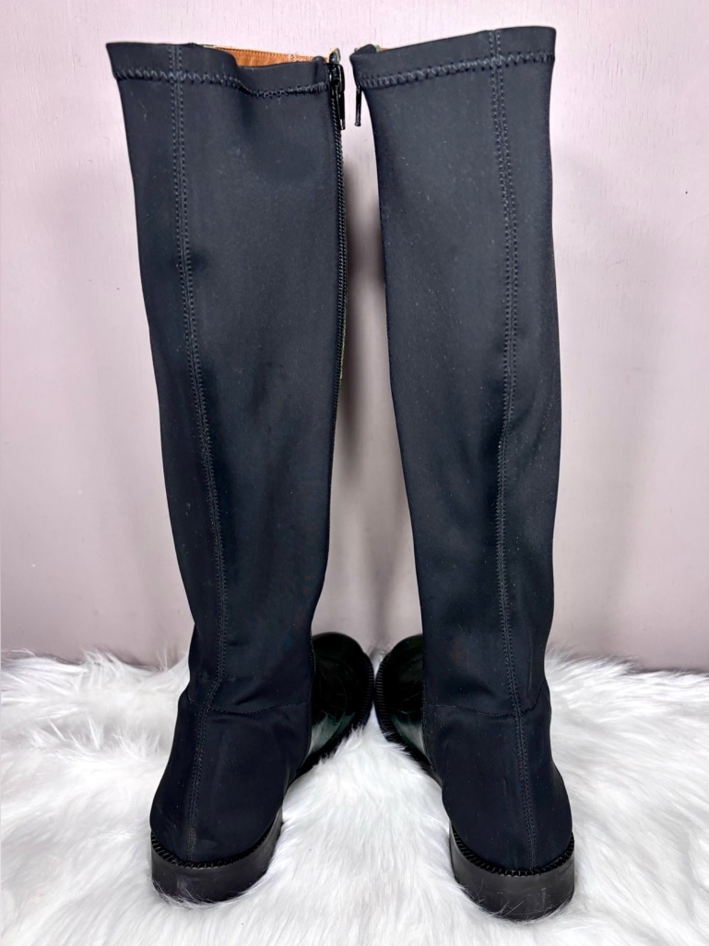UNITY IN DIVERSITY  Green Croco Tall Boot - Picture 5 of 8